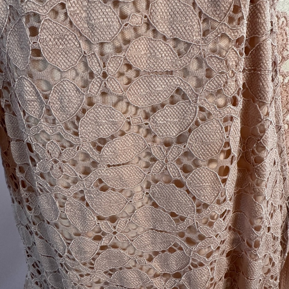Baltic Born Blush Lace Wrap Wedding Dress - Picture 7 of 10